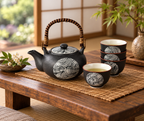 Aranami Wave 4 Cup Japanese Tea Set