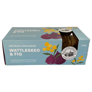 Native Aetisan Crackers -Wattleseed & Fig