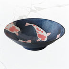 AIZOME KOI CARP - large bowl