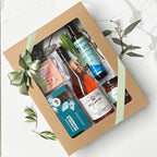 Best Mates hamper with Bellarine Estate First Blush Rosé, Red Leicester cheese, tomato relish, quince paste, Mount Moriac olive oil and artisan crackers Geelong delivery