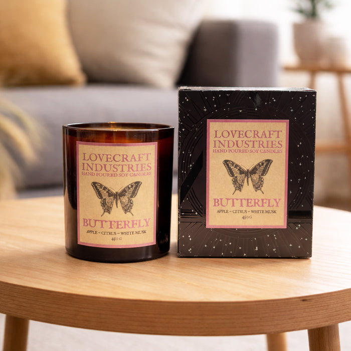 Butterfly - Apple & Citrus & White Musk 450 g Soy Candle