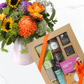 Can't Decide Hamper With Flower Bouquet