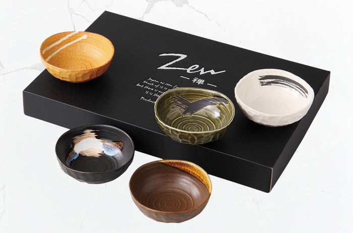 RAKUYOUAN - 5 bowl set