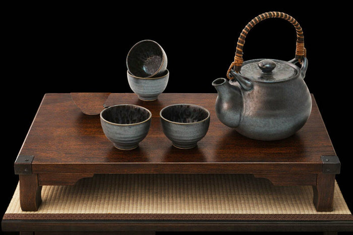 SENSUI Black - tea pot & 4 cup set