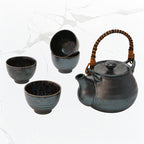 SENSUI Black - tea pot & 4 cup set