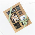 Sugar & Smiles chocolate hamper with Australian chocolates, Bellarine Rocky Road, Timboon fudge, chocolate coated almonds and honey popcorn